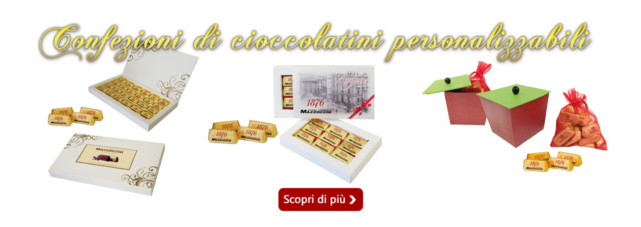 cioccolatini personalizzabili